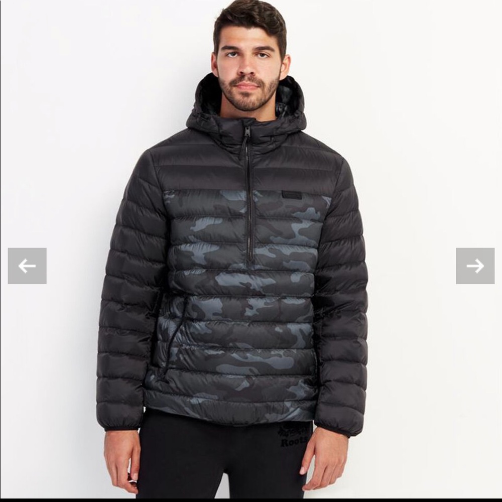 NWT Roots Packable Down Anorak -Large
